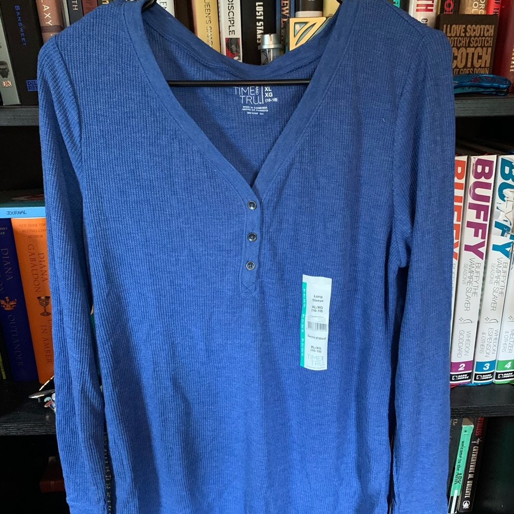 Blue henley